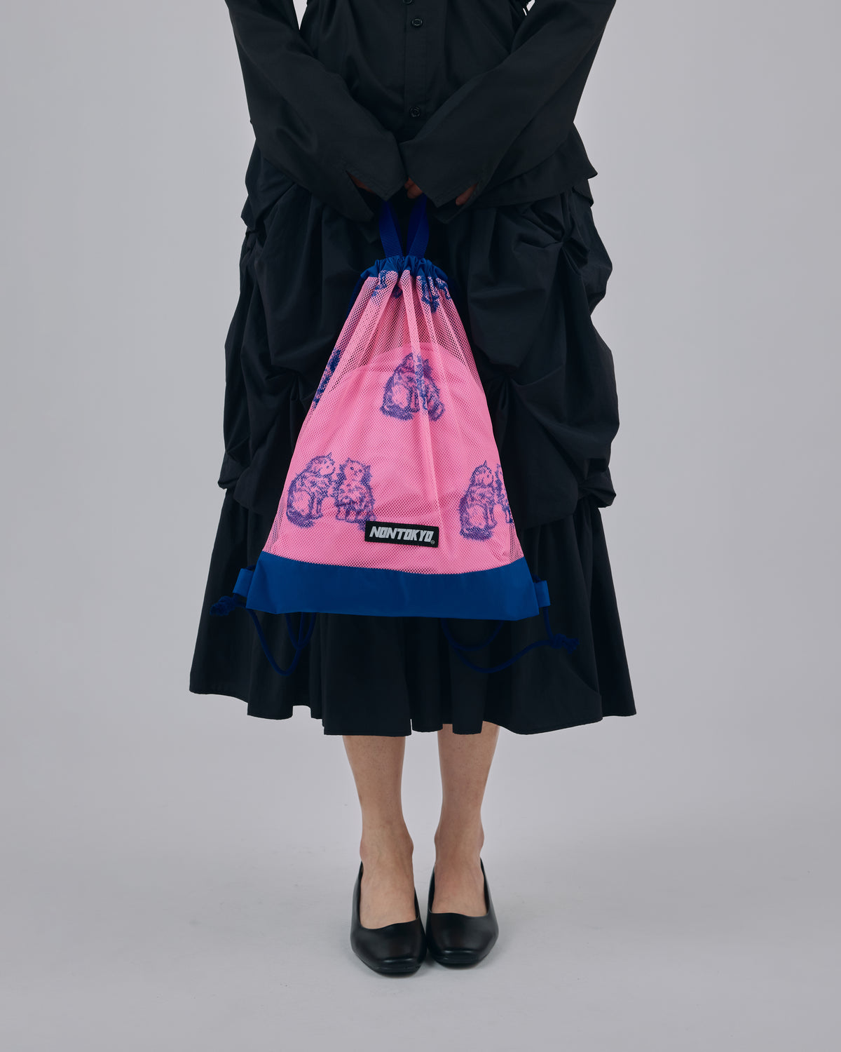 PRINT MESH KNAPSACK (PINK)