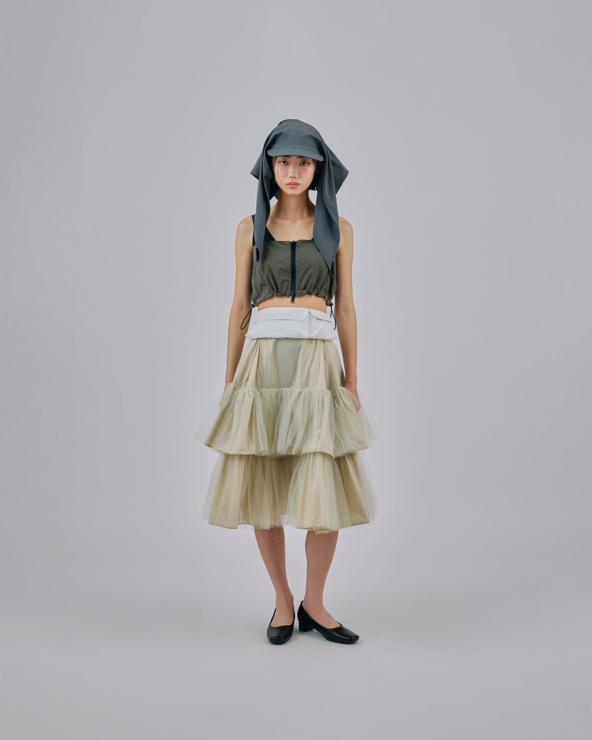 3WAY TULE TIERED SKIRT (L.YELLOW)