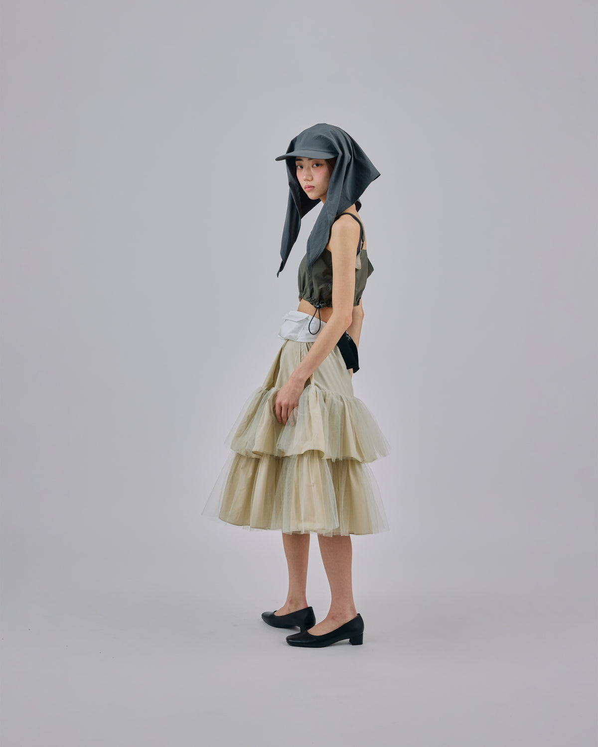 3WAY TULE TIERED SKIRT (L.YELLOW)