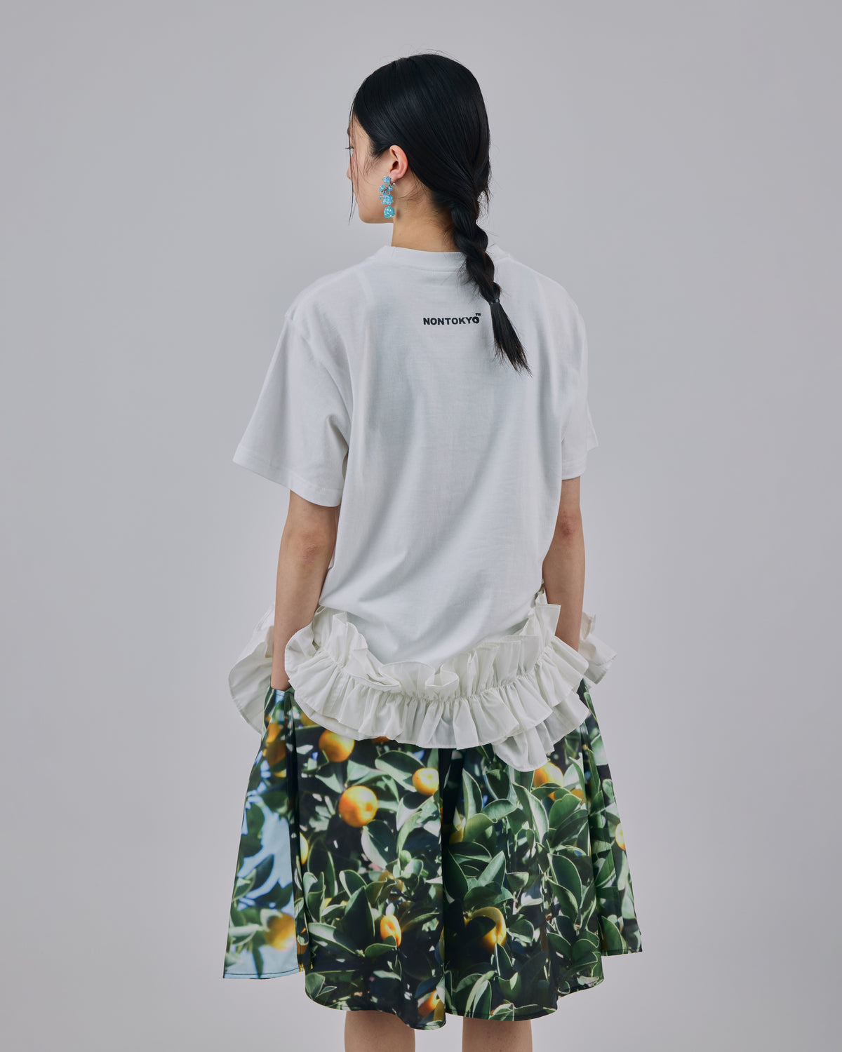 FRILL MESH TANK-TOP (WHITE)