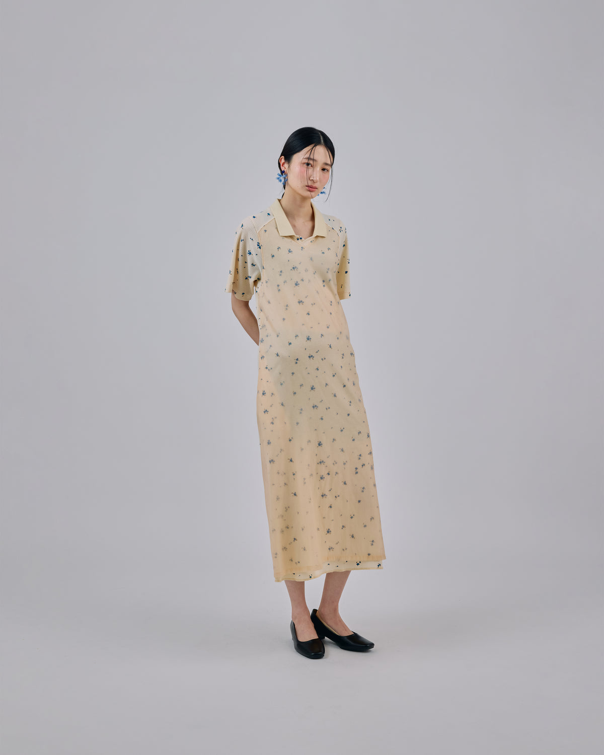 THERMAL FLOWER ONE-PIECE (IVORY)
