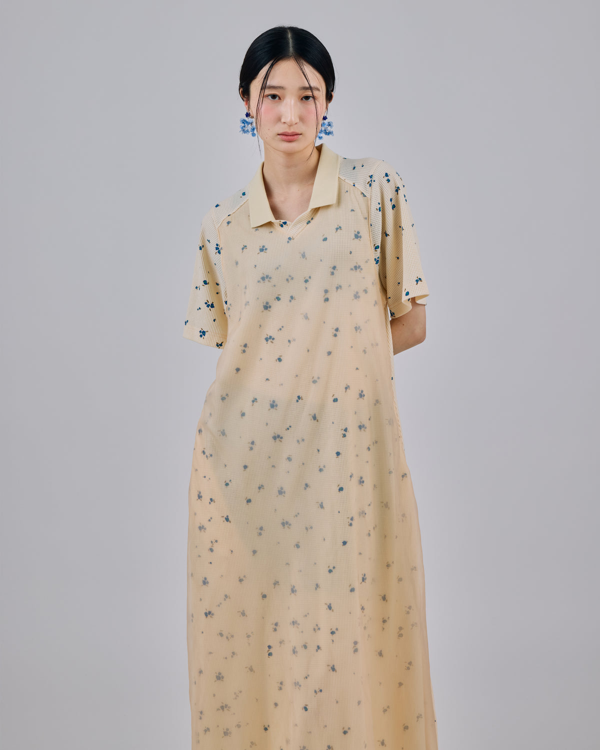 THERMAL FLOWER ONE-PIECE (IVORY)