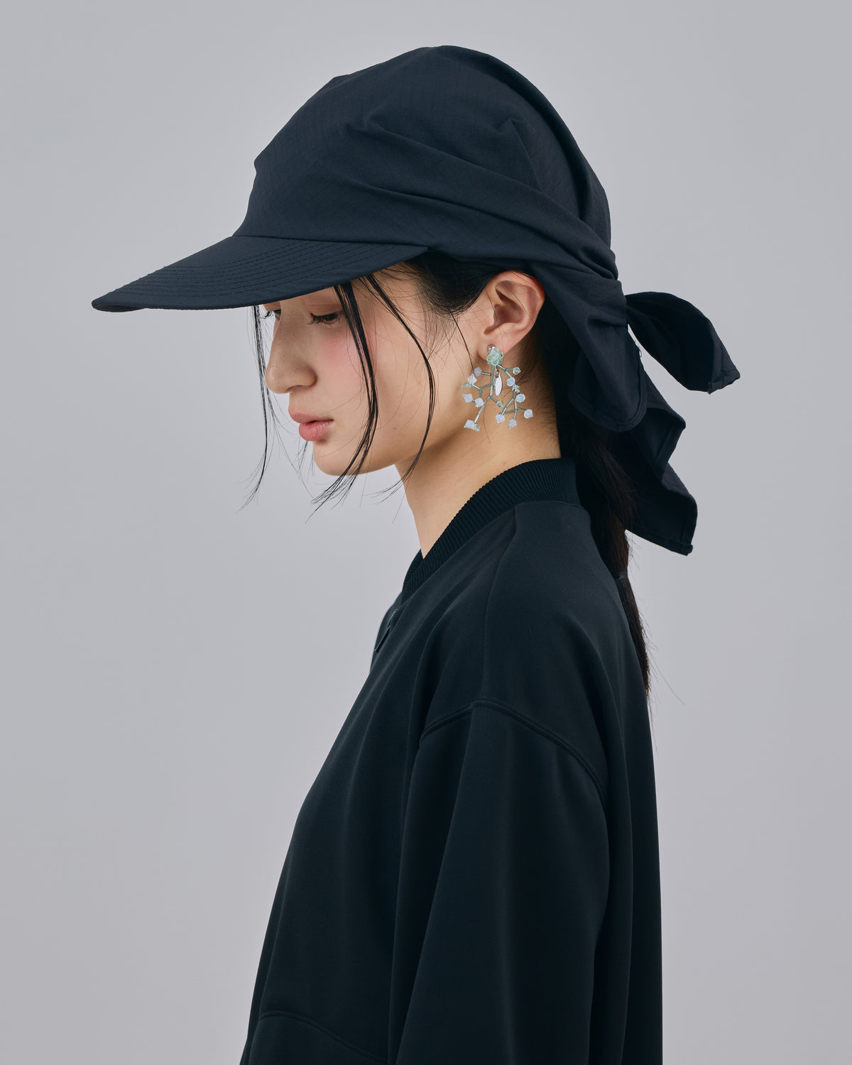 STOLE CAP (BLACK)
