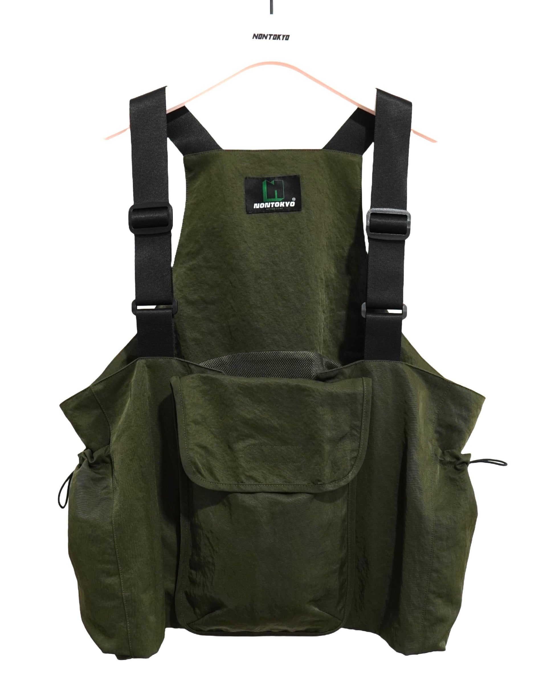 NON TOKYO / UTILITY POCKET VEST (KHAKI)