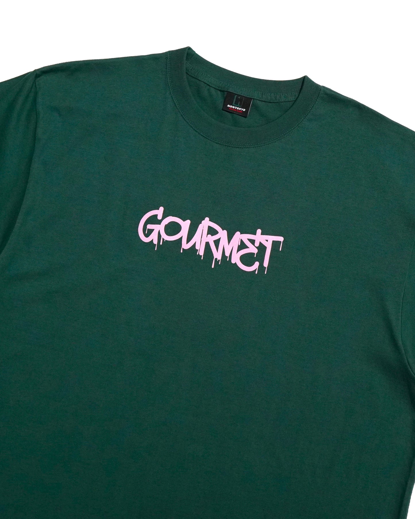 FLOCKY PRINT BIG T-SHIRT (gourmet/GREEN)