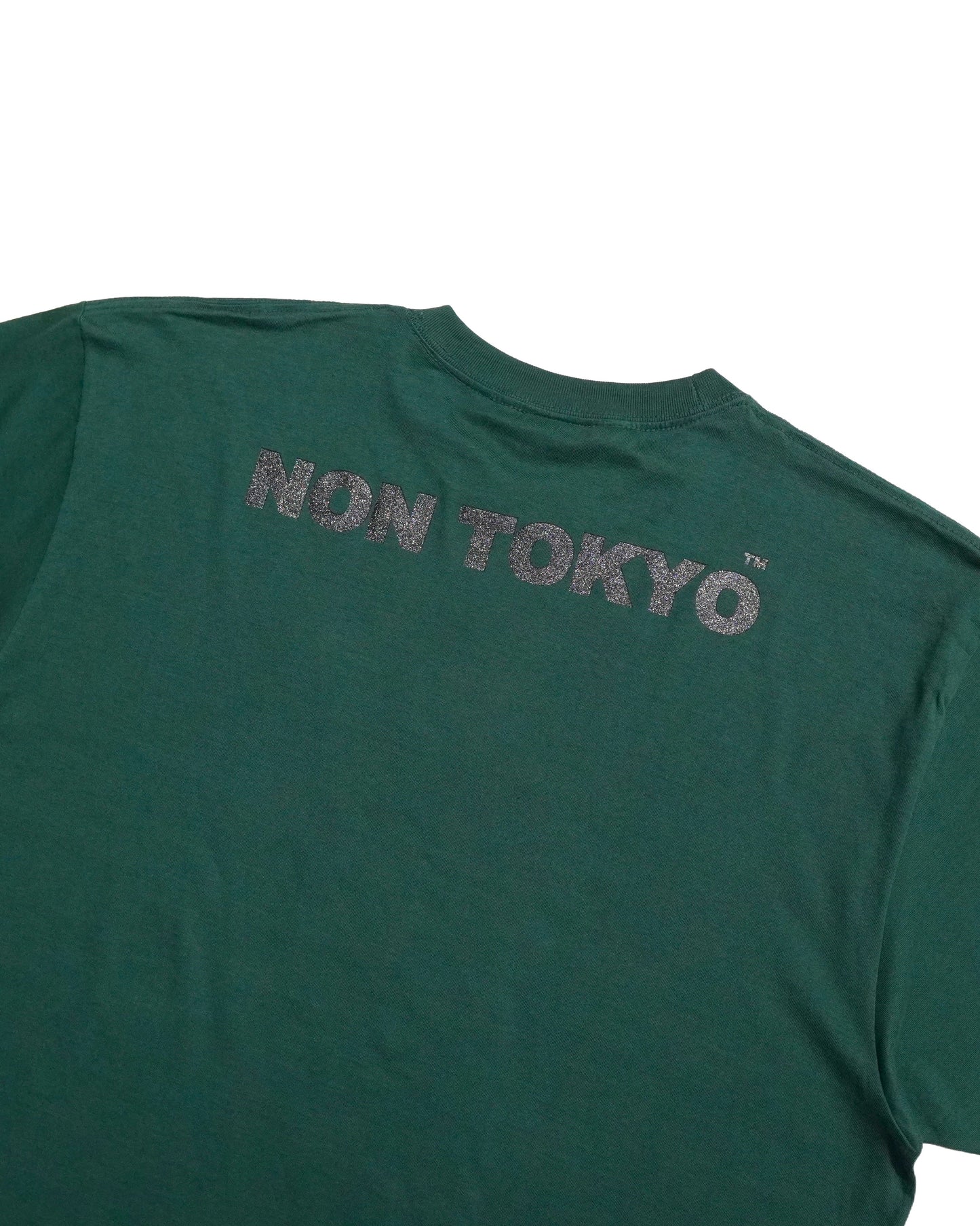 FLOCKY PRINT BIG T-SHIRT (gourmet/GREEN)