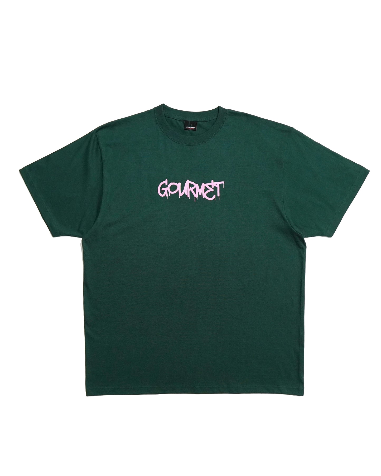 FLOCKY PRINT BIG T-SHIRT (gourmet/GREEN)