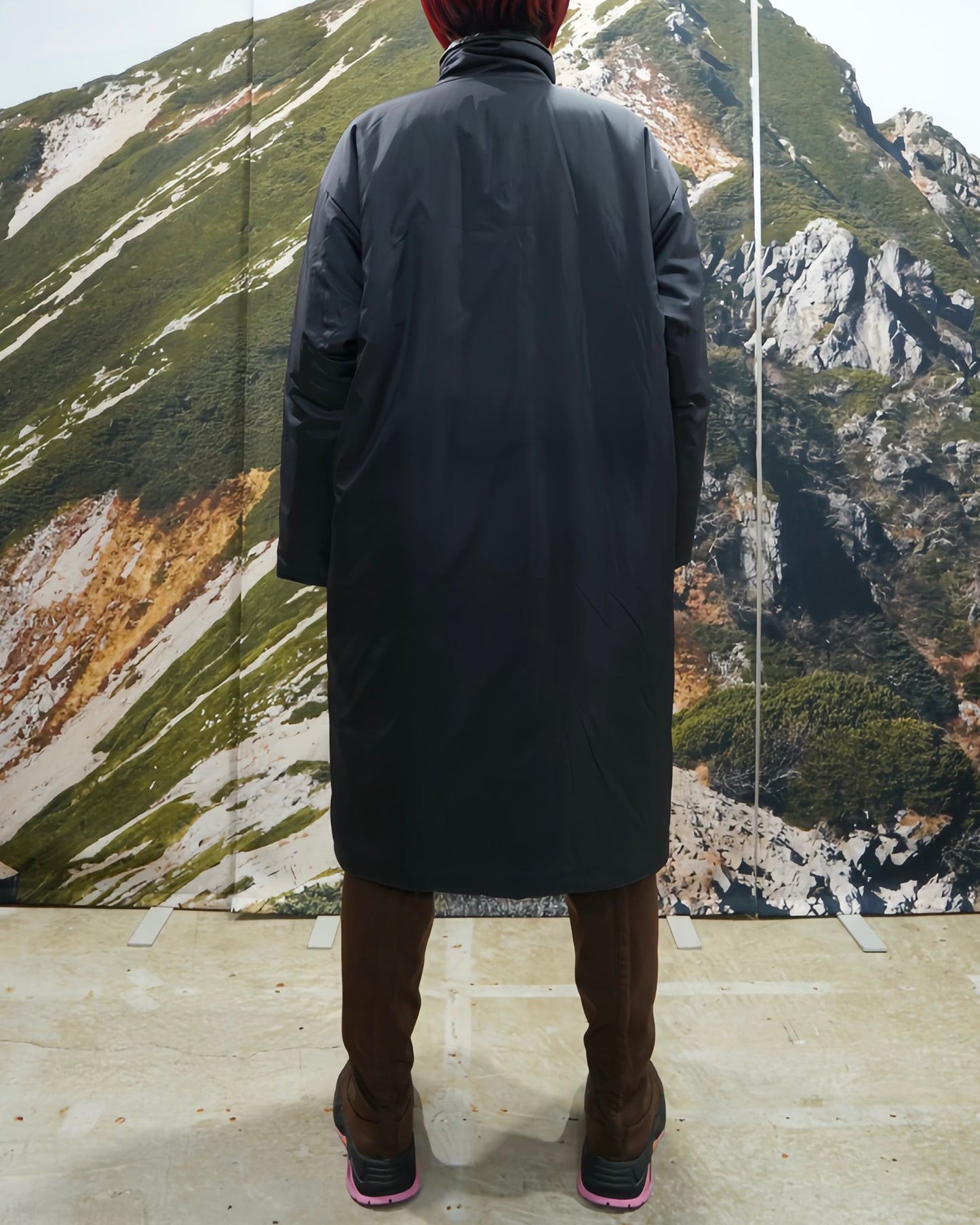 REVERSIBLE PADDING COAT (HORSE x BLACK)