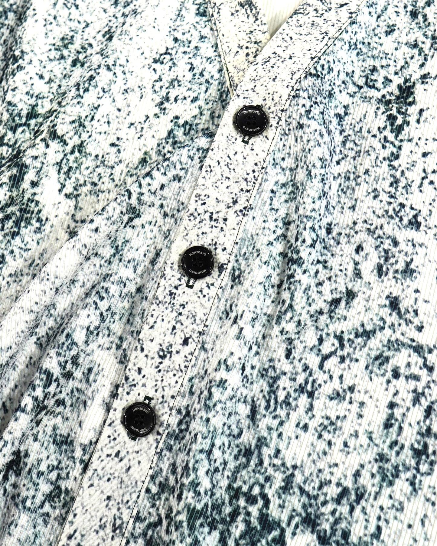 PRINT RIB BIG CARDIGAN (NOISE)