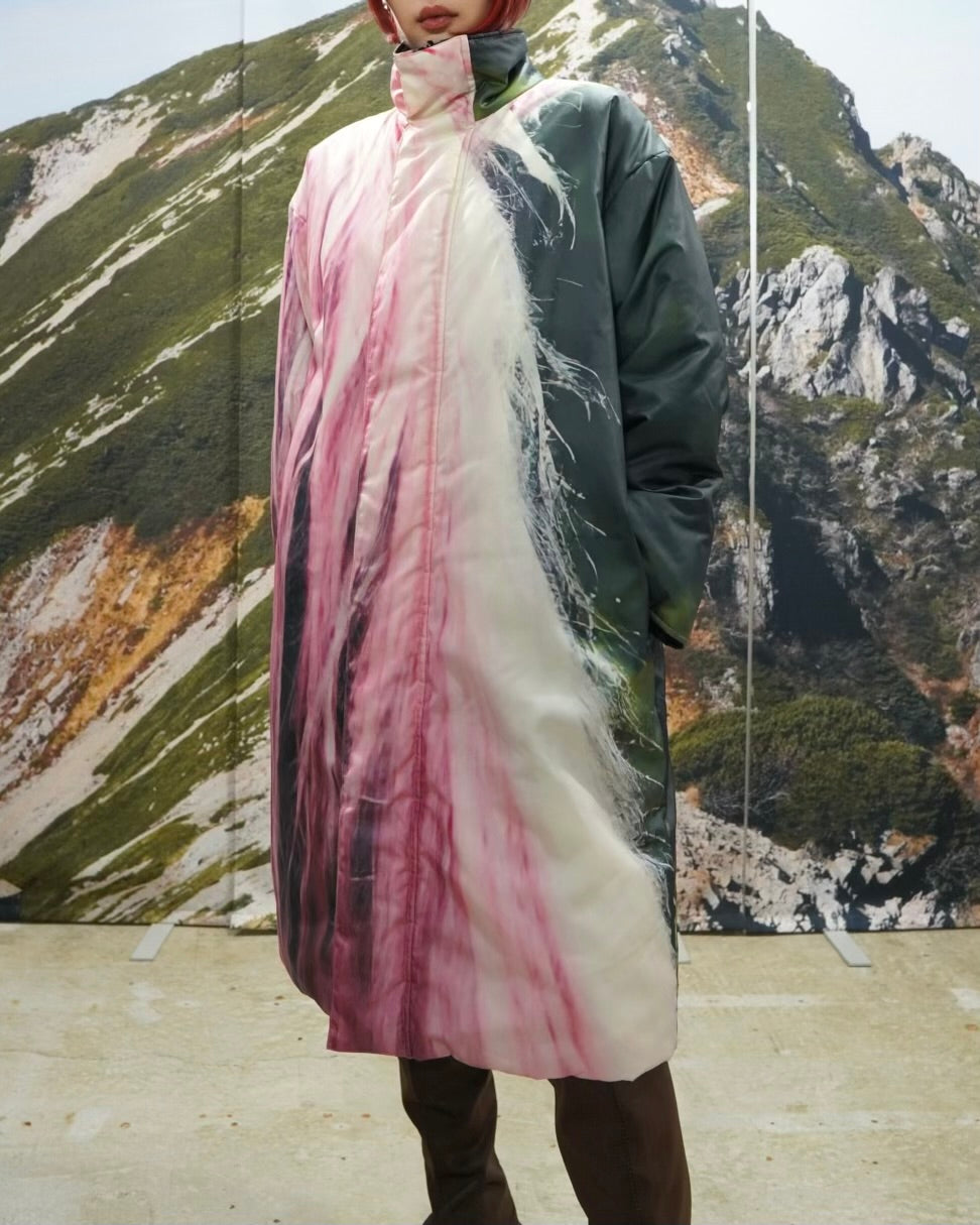 REVERSIBLE PADDING COAT (HORSE x BLACK)