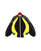 REVERSIBLE SWITCHING BLOUSON & SCARF (BROWN x IVORY)