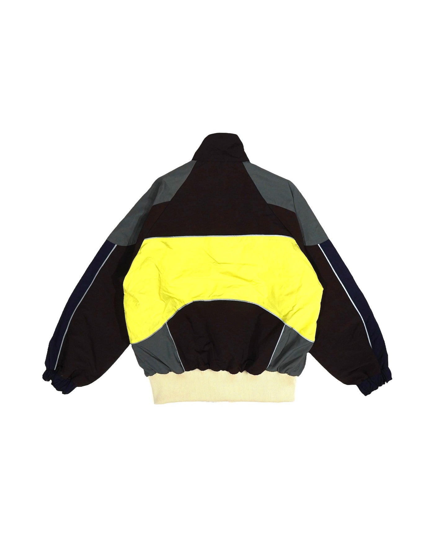 REVERSIBLE SWITCHING BLOUSON & SCARF (BROWN x IVORY)