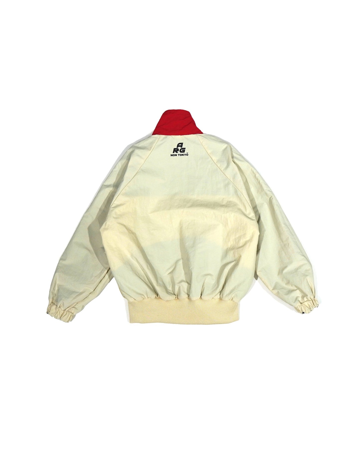 REVERSIBLE SWITCHING BLOUSON & SCARF (BROWN x IVORY)