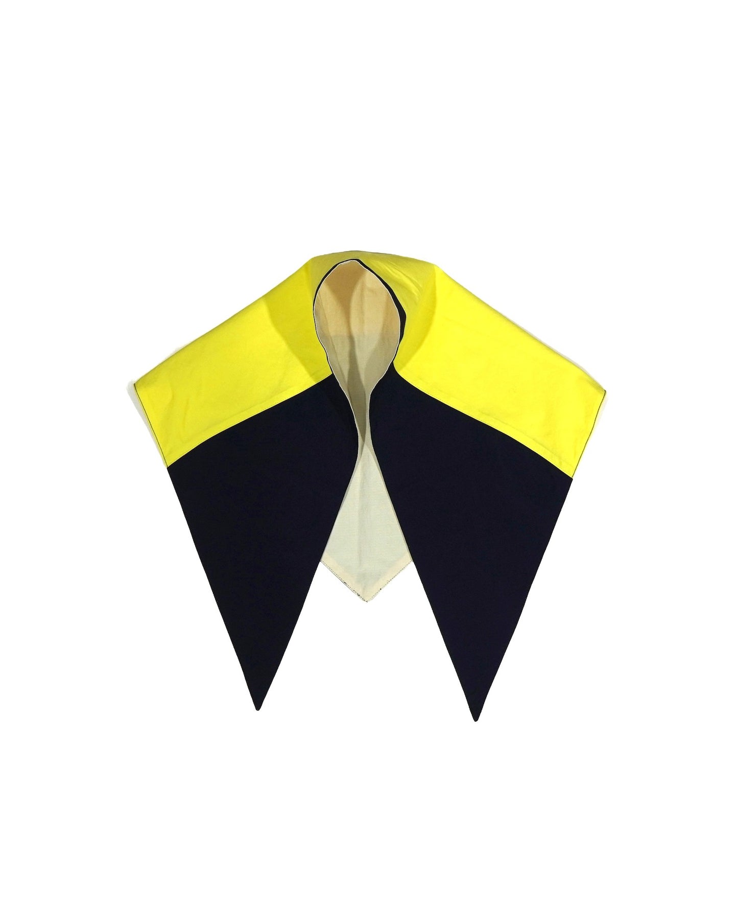 REVERSIBLE SWITCHING BLOUSON & SCARF (BROWN x IVORY)