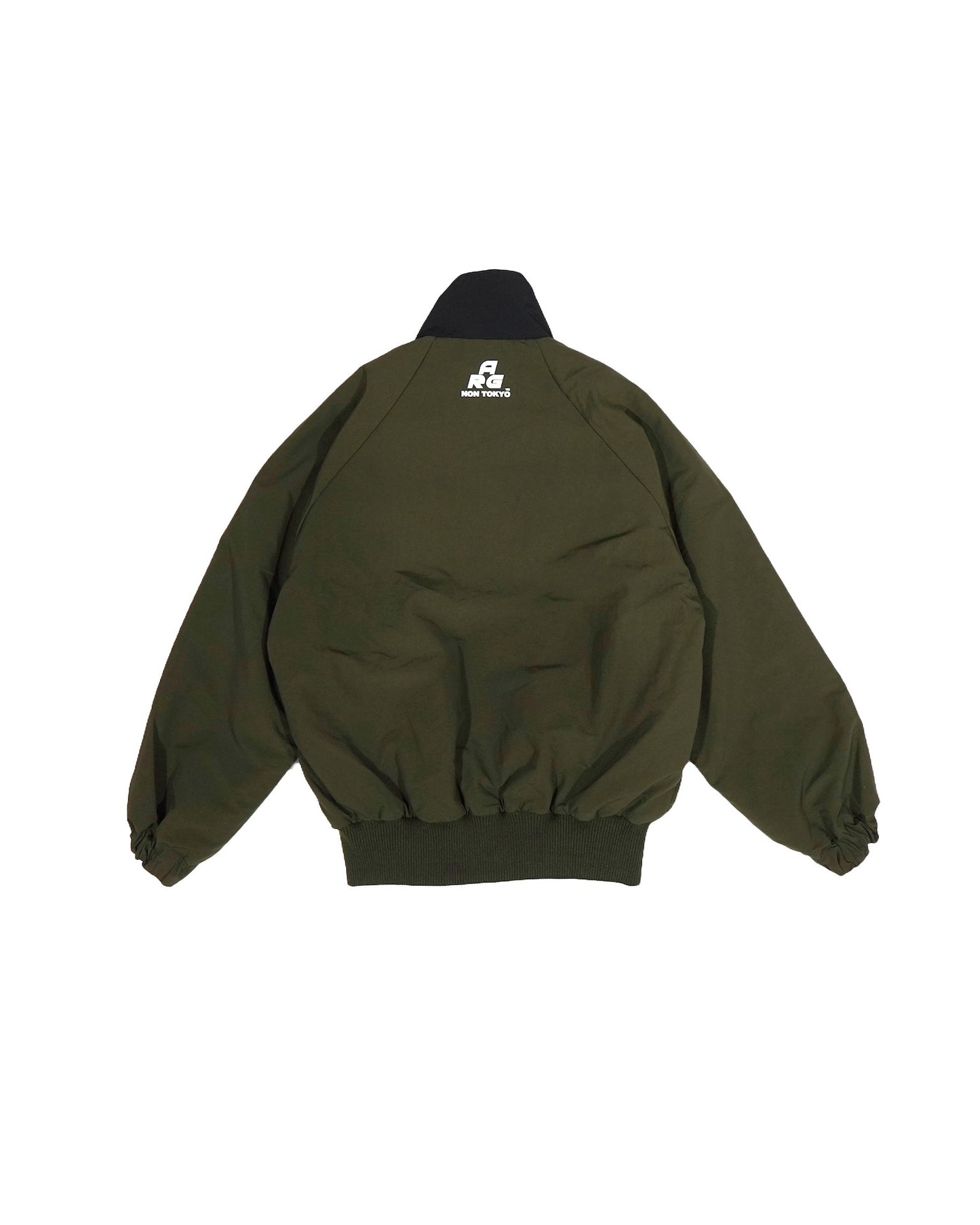 REVERSIBLE SWITCHING BLOUSON & SCARF (MUSTARD  x KHAKI)