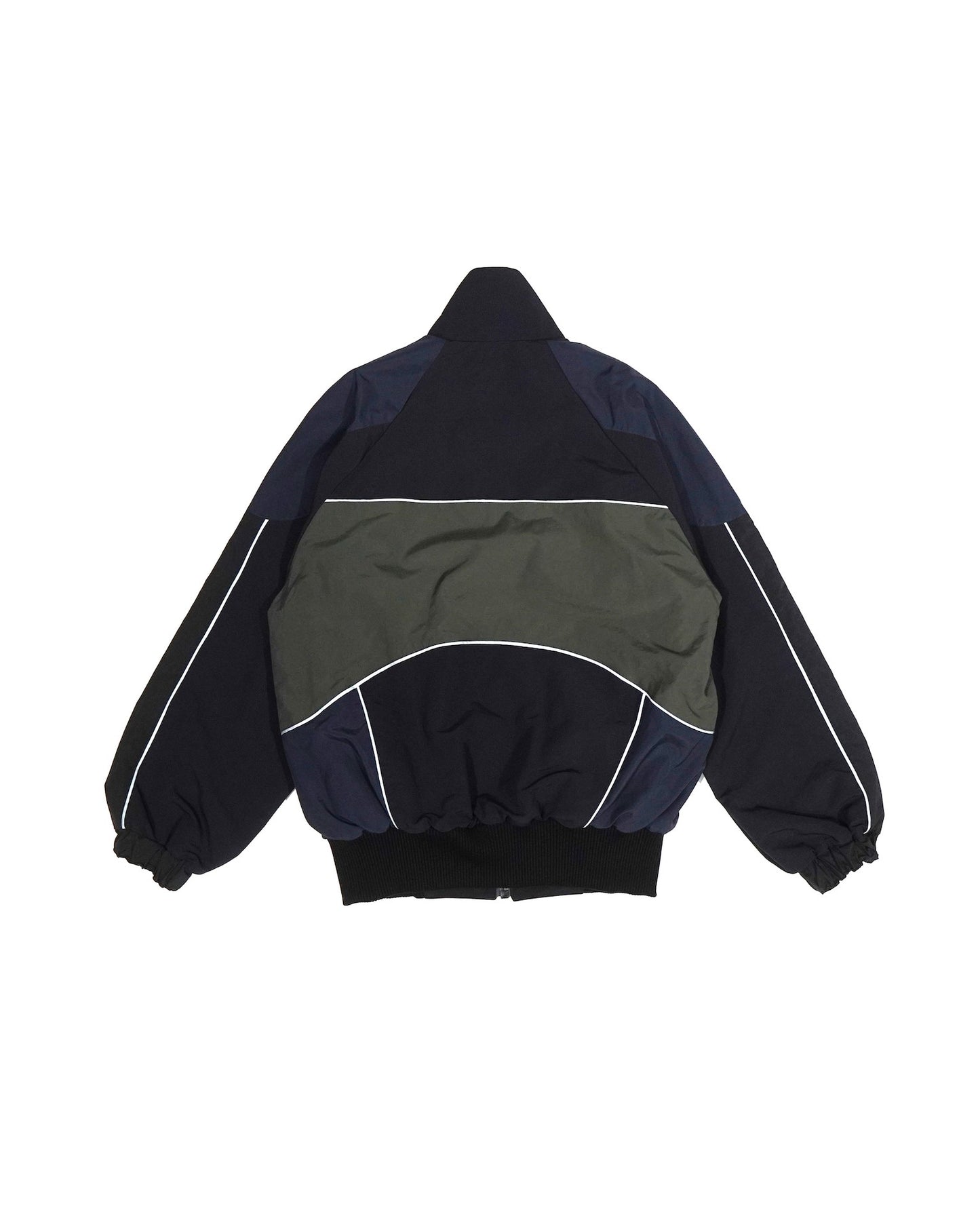 REVERSIBLE SWITCHING BLOUSON & SCARF (NAVY x BLACK)
