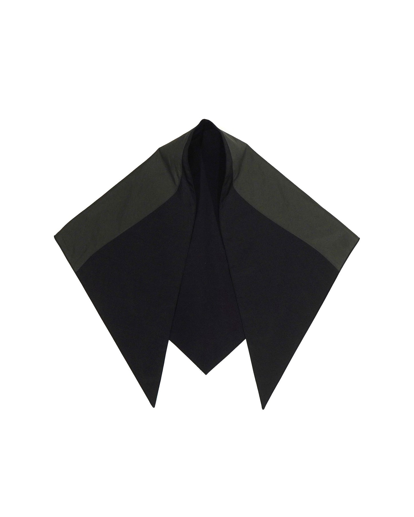 REVERSIBLE SWITCHING BLOUSON & SCARF (NAVY x BLACK)