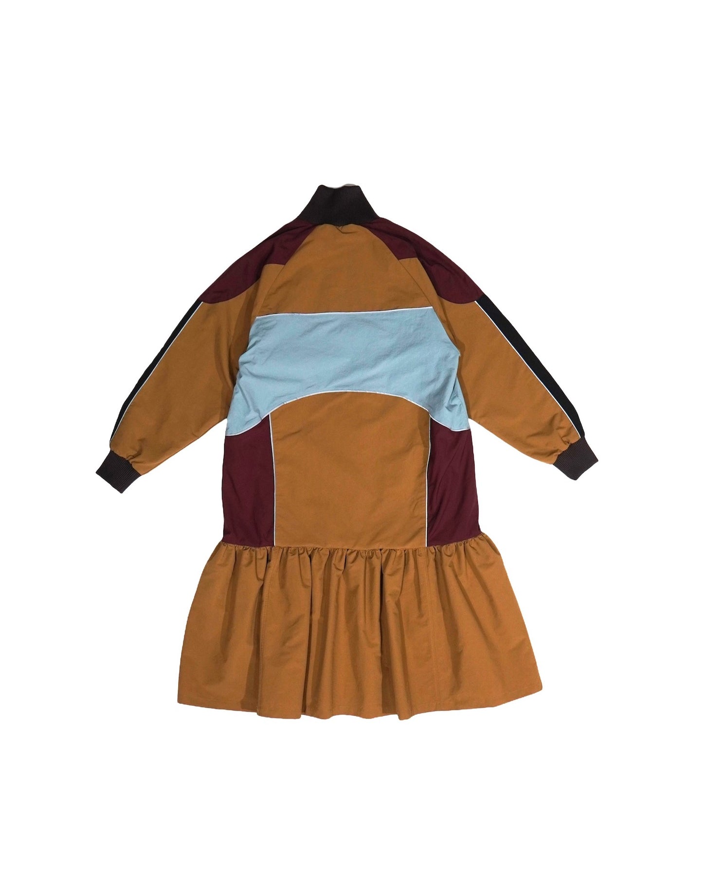 SWITCHING NYLON ONE-PIECE (MUSTARD x BLUE)