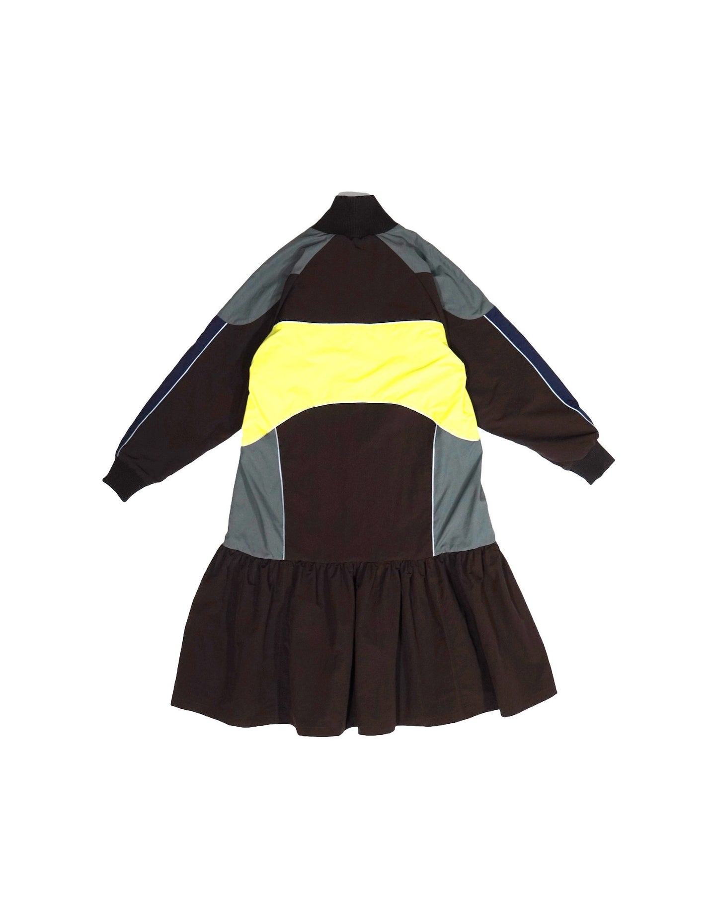 SWITCHING NYLON ONE-PIECE (BROWN x YELLOW)