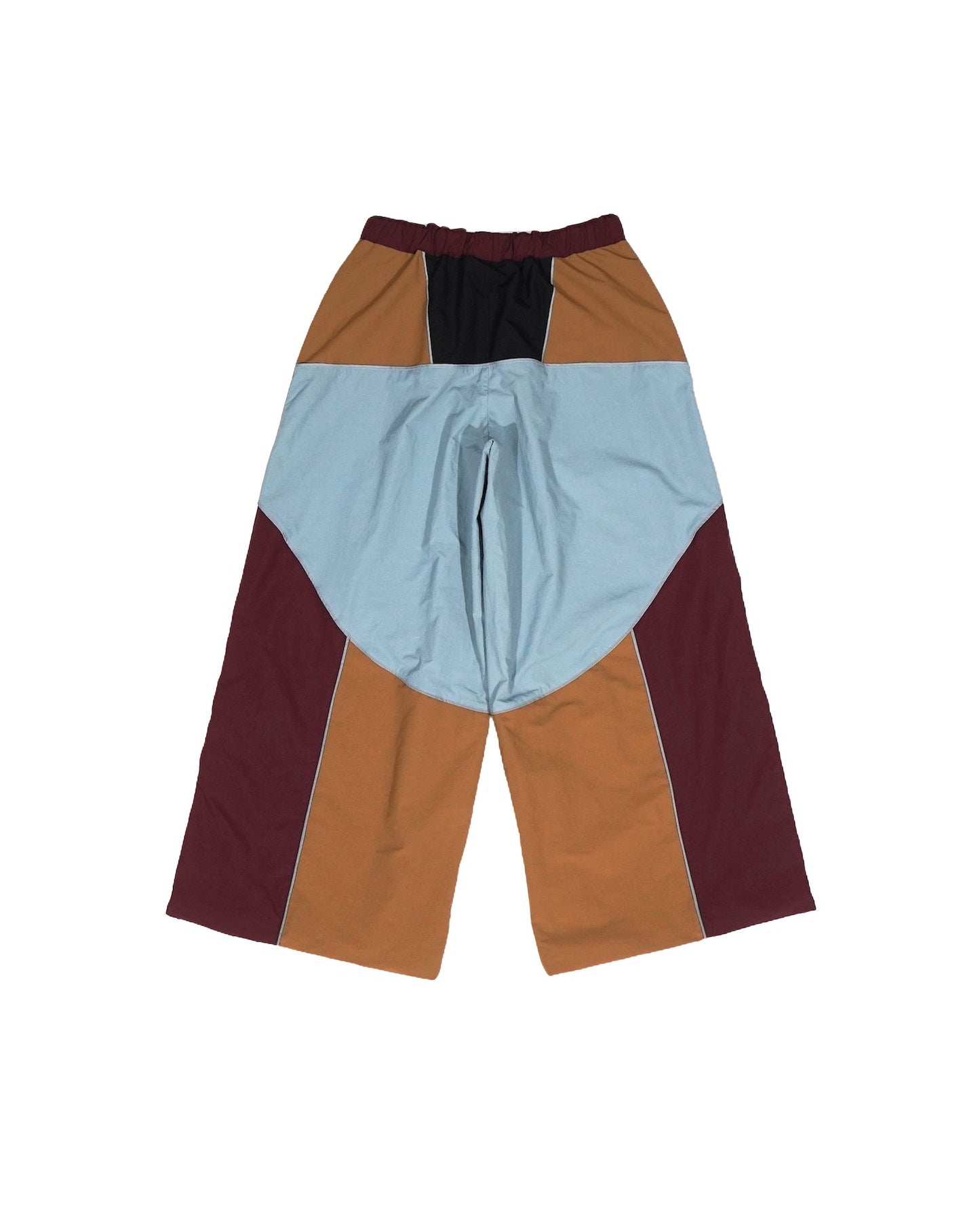 SWITCHING NYLON PANTS (MUSTARD  x BLUE)