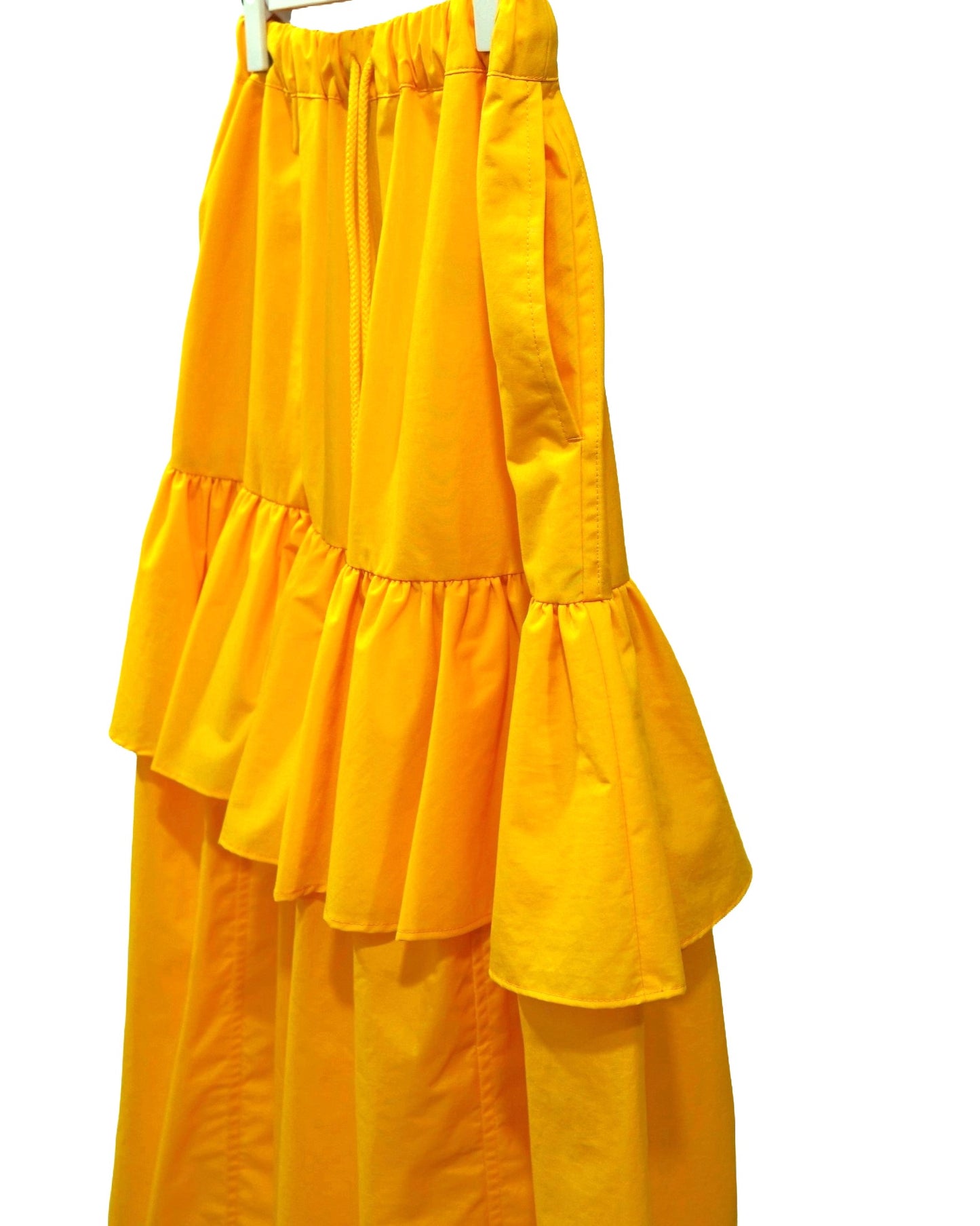 NON TOKYO / NYLON FRILL SKIRT (YELLOW) / NON TOKYO nylon frill skirt (yellow)