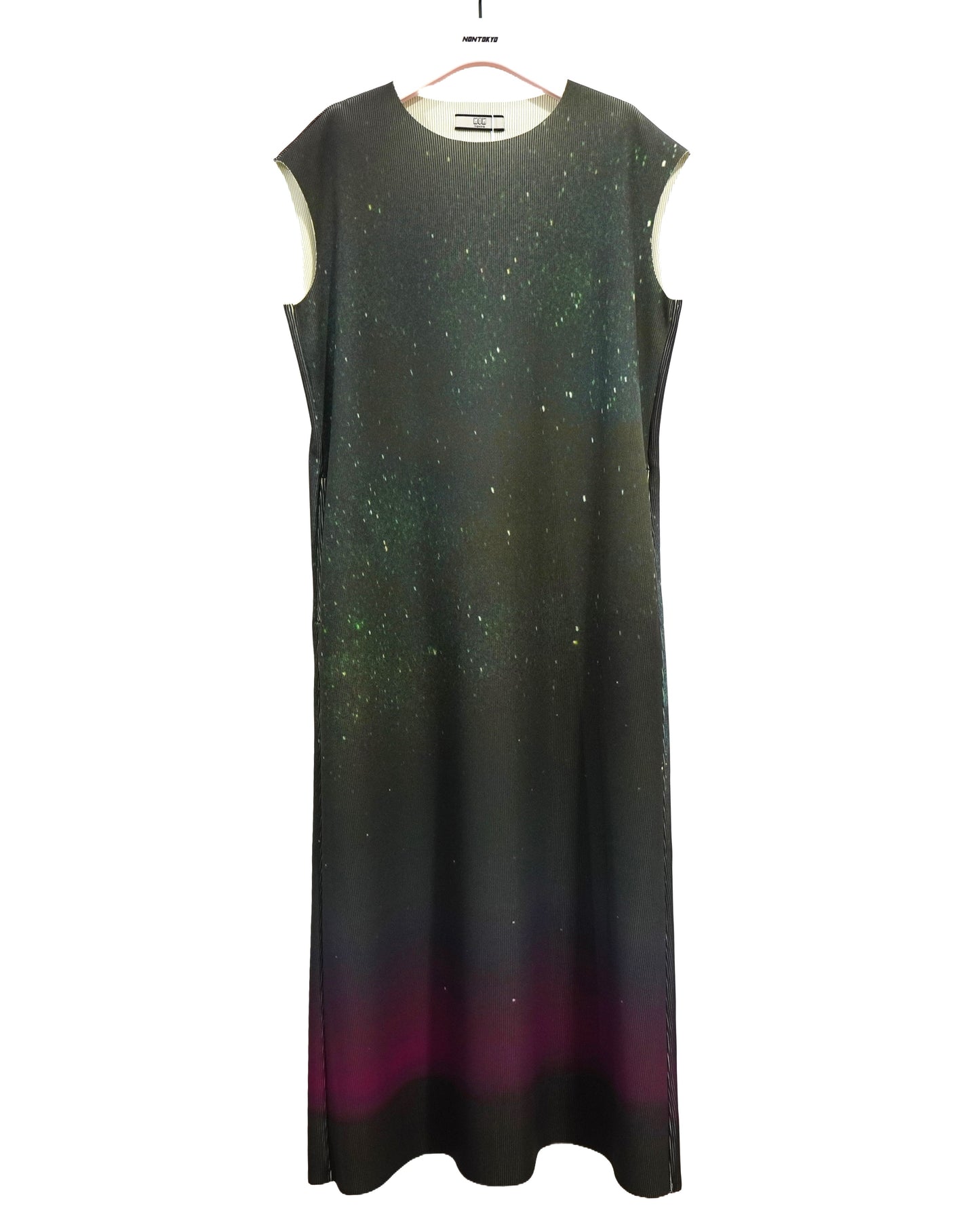 NON TOKYO / PRINT RIB NO SLEEVE ONE-PIECE (AURORA)