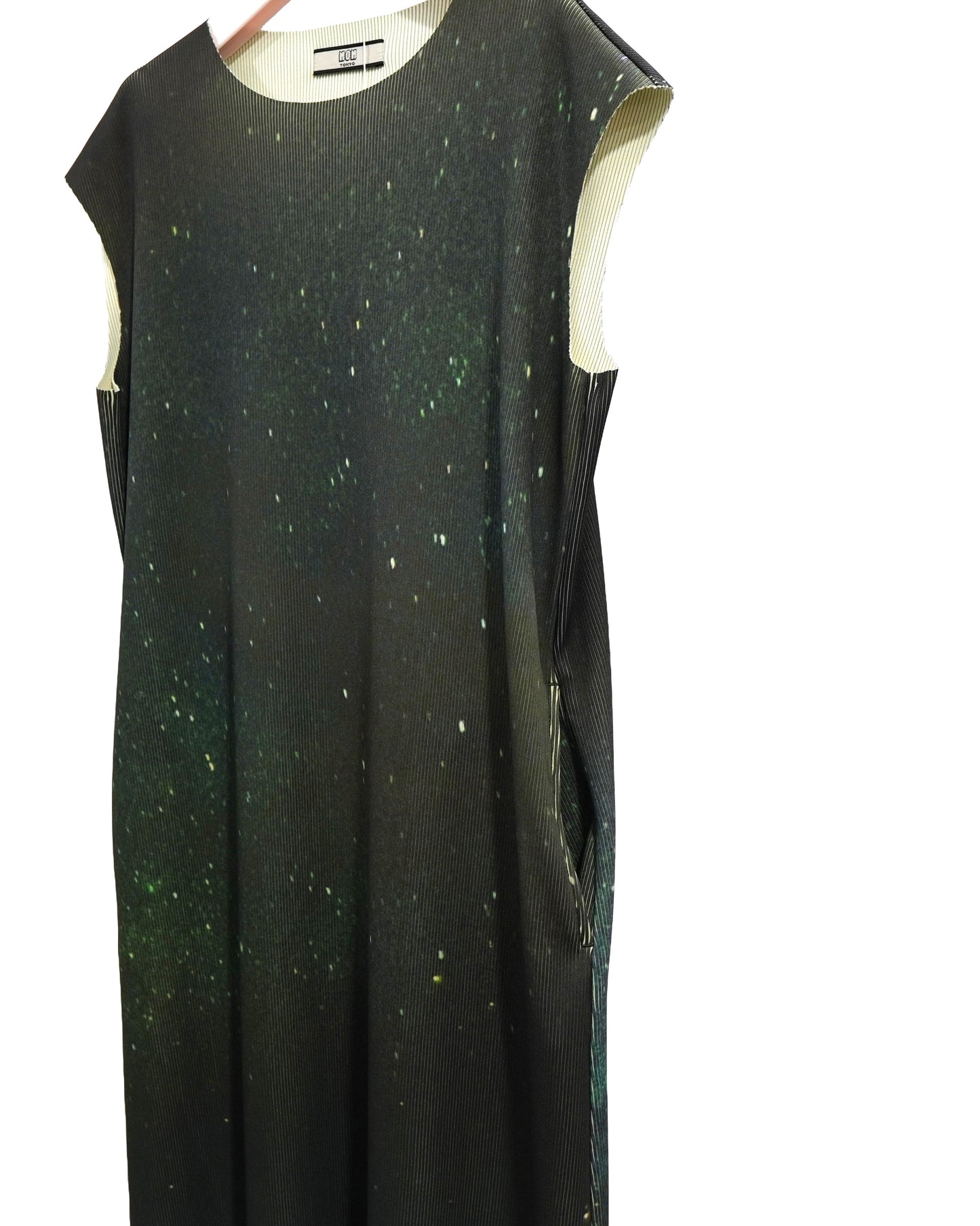 NON TOKYO /  PRINT RIB NO SLEEVE ONE-PIECE (AURORA)