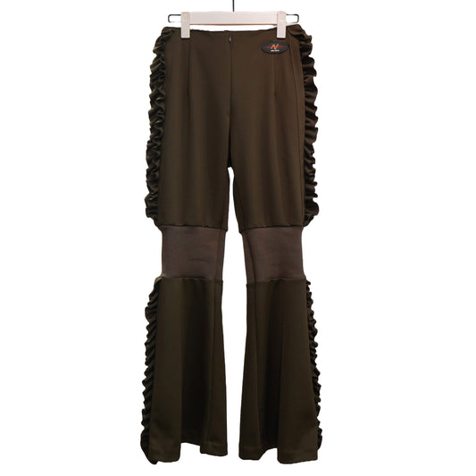 NON TOKYO / JERSEY FLARE PANTS (BROWN) / <NON TOKYO> Jersey flare pants (brown)