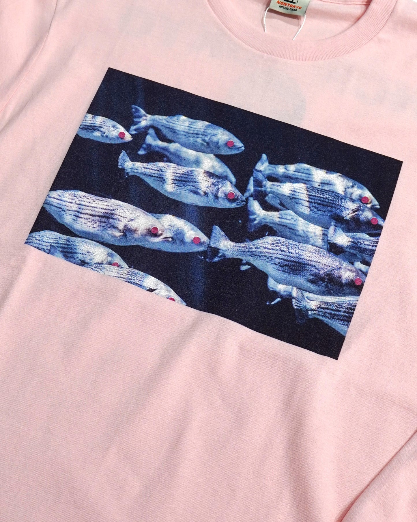 PRINT L/S T-SHIRT (FISH/PINK)