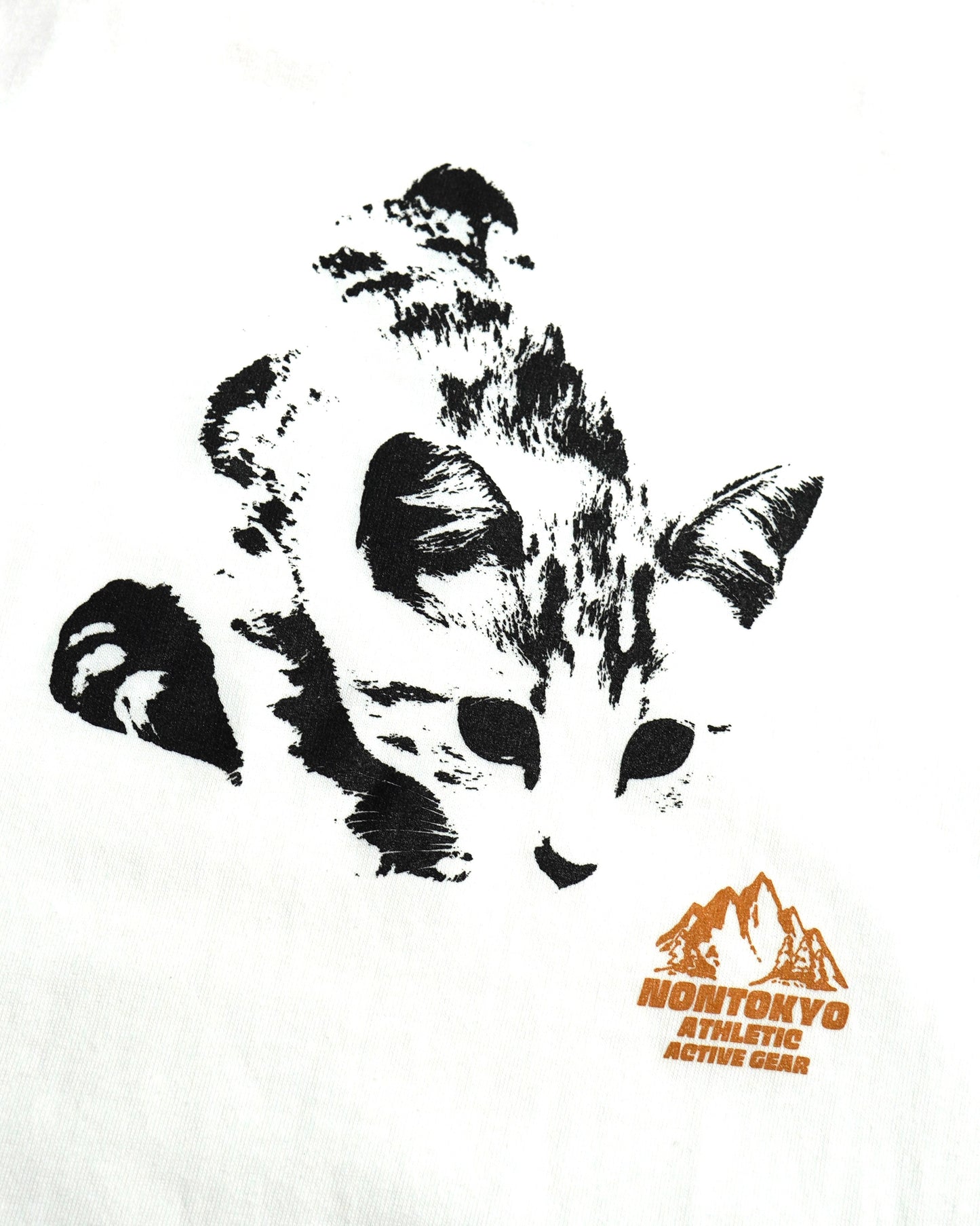 PRINT T-SHIRT (CAT/WHITE)