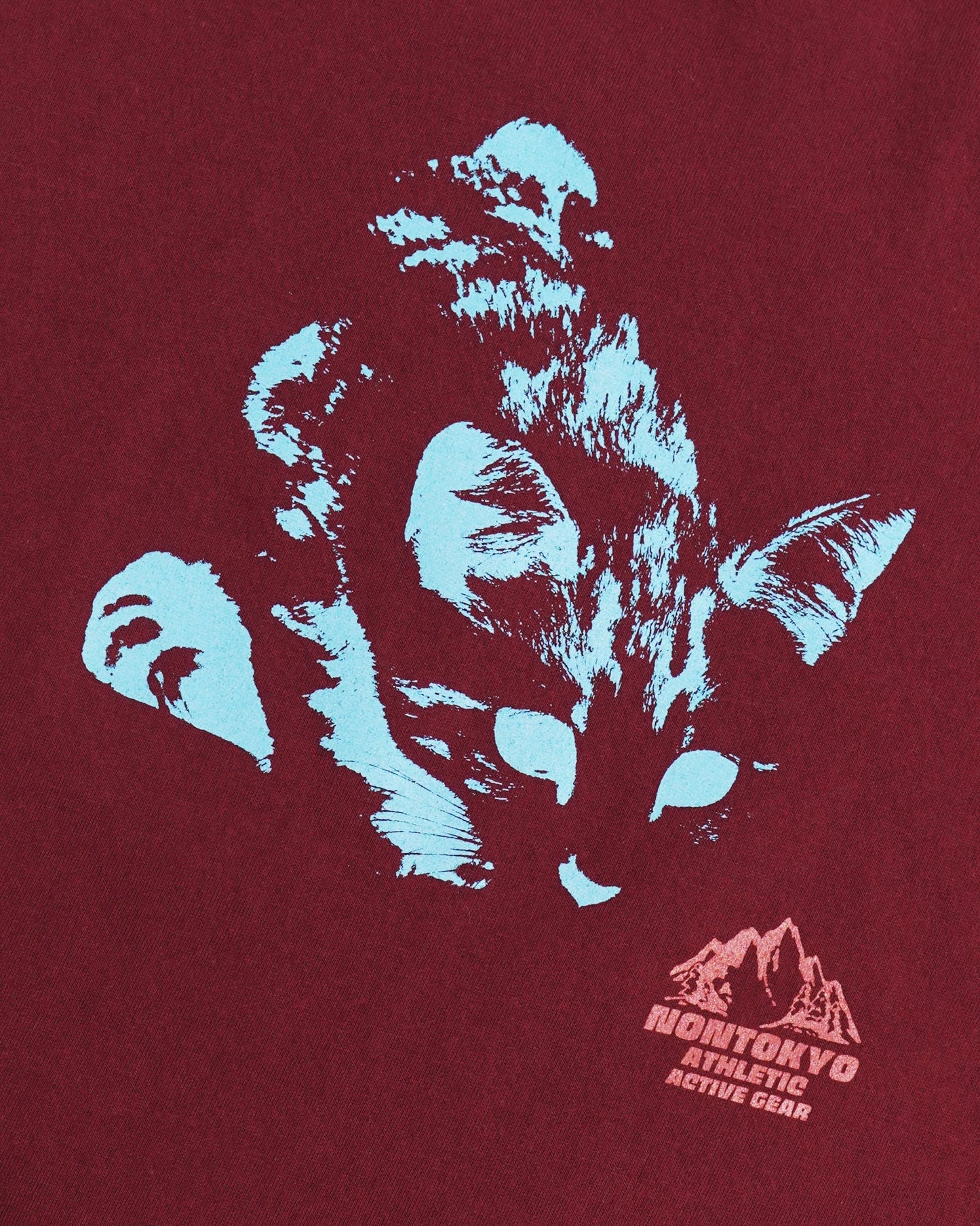 PRINT T-SHIRT (CAT/WINE)