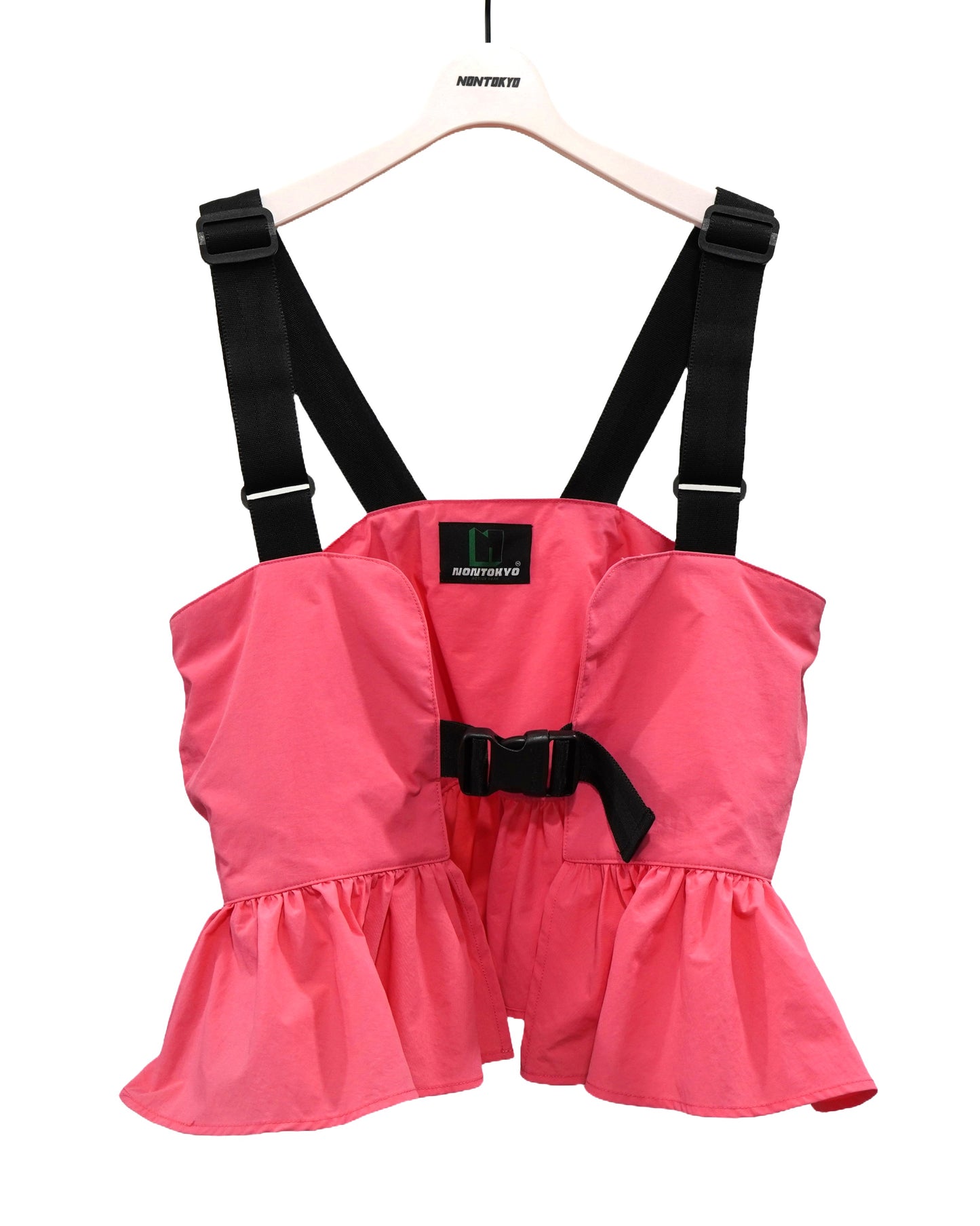 NON TOKYO / FRILL FIELD VEST (PINK)