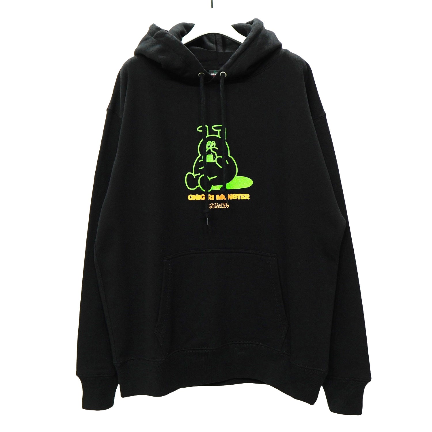 NON TOKYO / ONIGIRIMAN SWEAT HOODIE (BLACK) / 〈ノントーキョー〉オニギリマンスウェットフーディー  (ブラック)