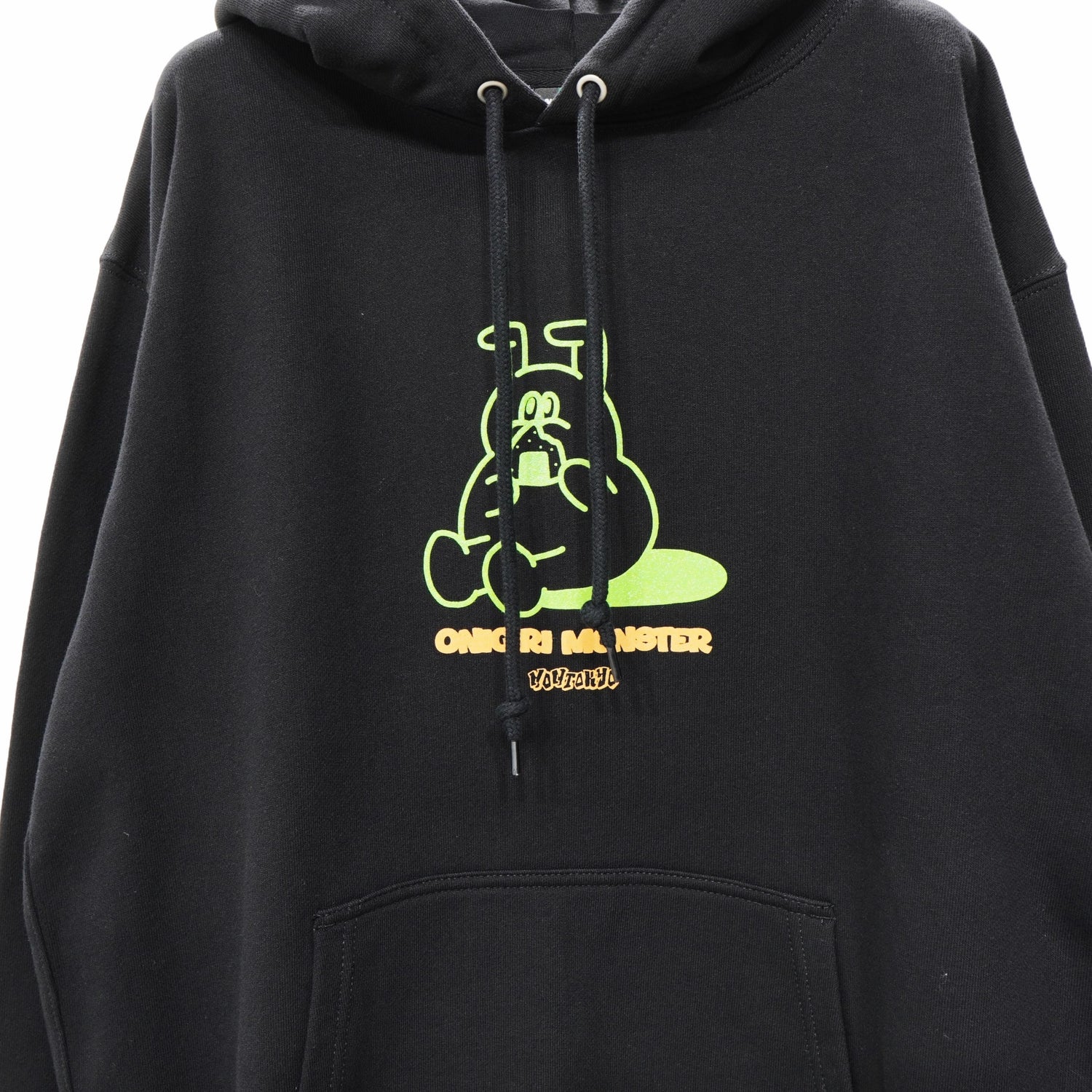 NON TOKYO / ONIGIRIMAN SWEAT HOODIE (BLACK) / 〈ノントーキョー〉オニギリマンスウェットフーディー  (ブラック)