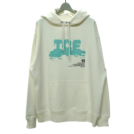 NON TOKYO / ICE PRINT SWEAT HOODIE (WHITE)