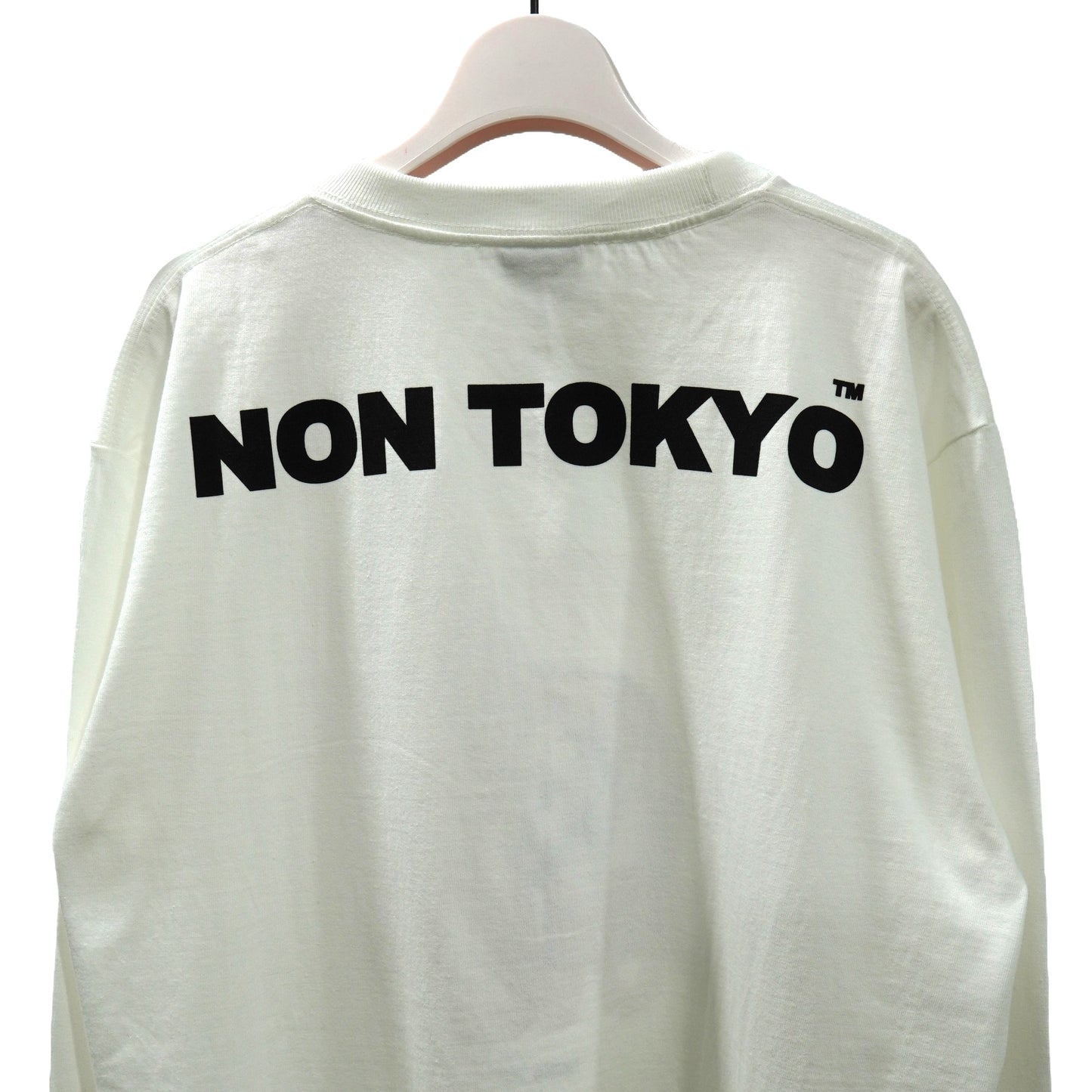 NON TOKYO / KANGAROO LONG T/S (WHITE) / &lt;NON TOKYO&gt; Kangaroo long sleeve T-shirt (white