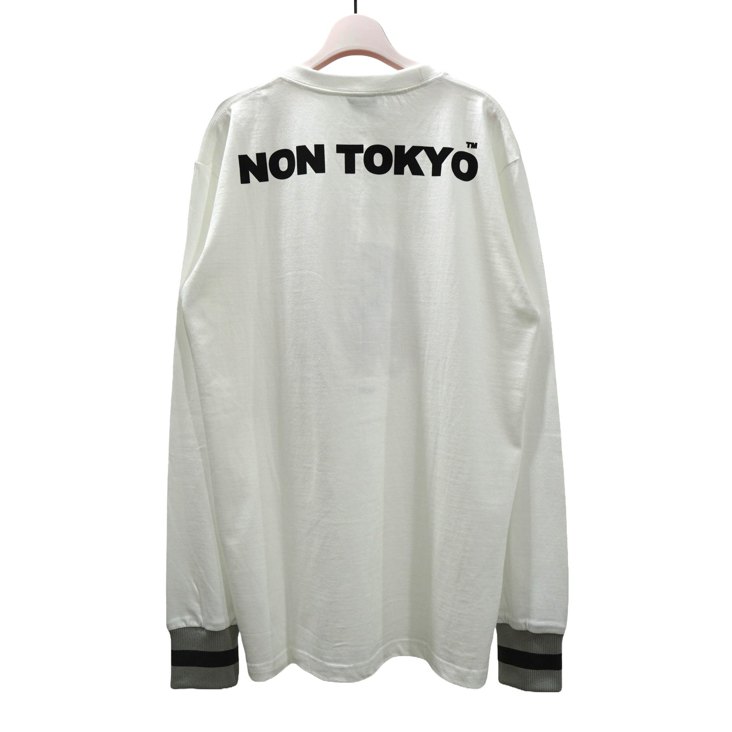 NON TOKYO / KANGAROO LONG T/S (WHITE) / &lt;NON TOKYO&gt; Kangaroo long sleeve T-shirt (white