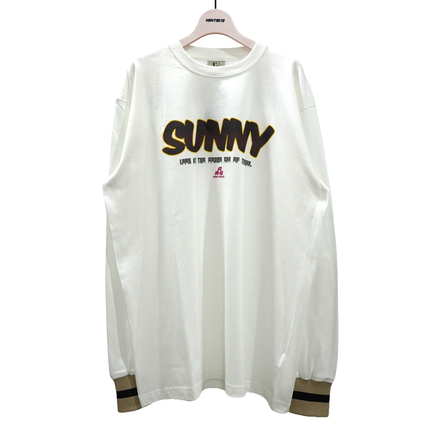 NON TOKYO / SUNNY LONG T/S (WHITE) / 〈ノントーキョー〉サニー長袖Tシャツ (ホワイト)