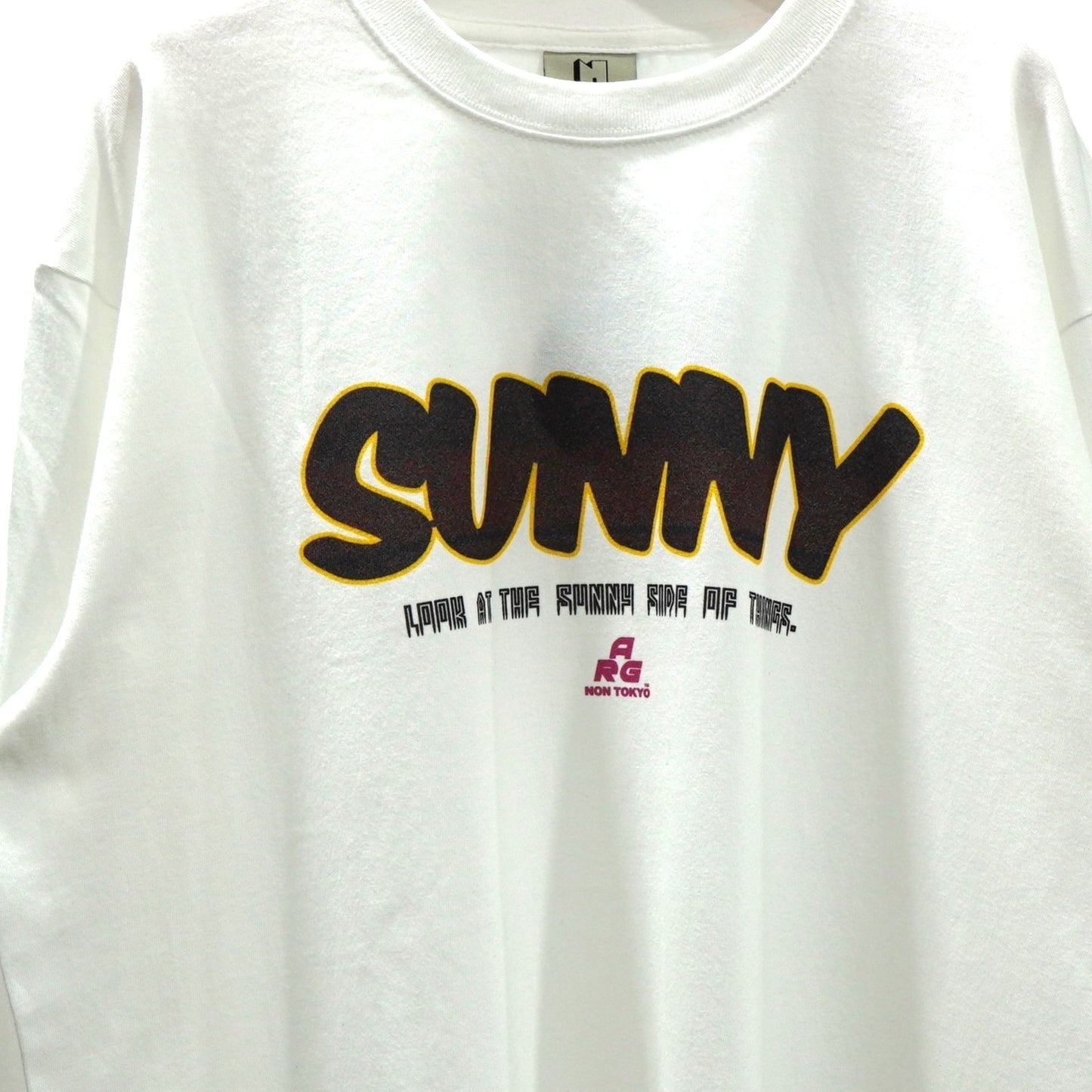 NON TOKYO / SUNNY LONG T/S (WHITE) / 〈ノントーキョー〉サニー長袖Tシャツ (ホワイト)
