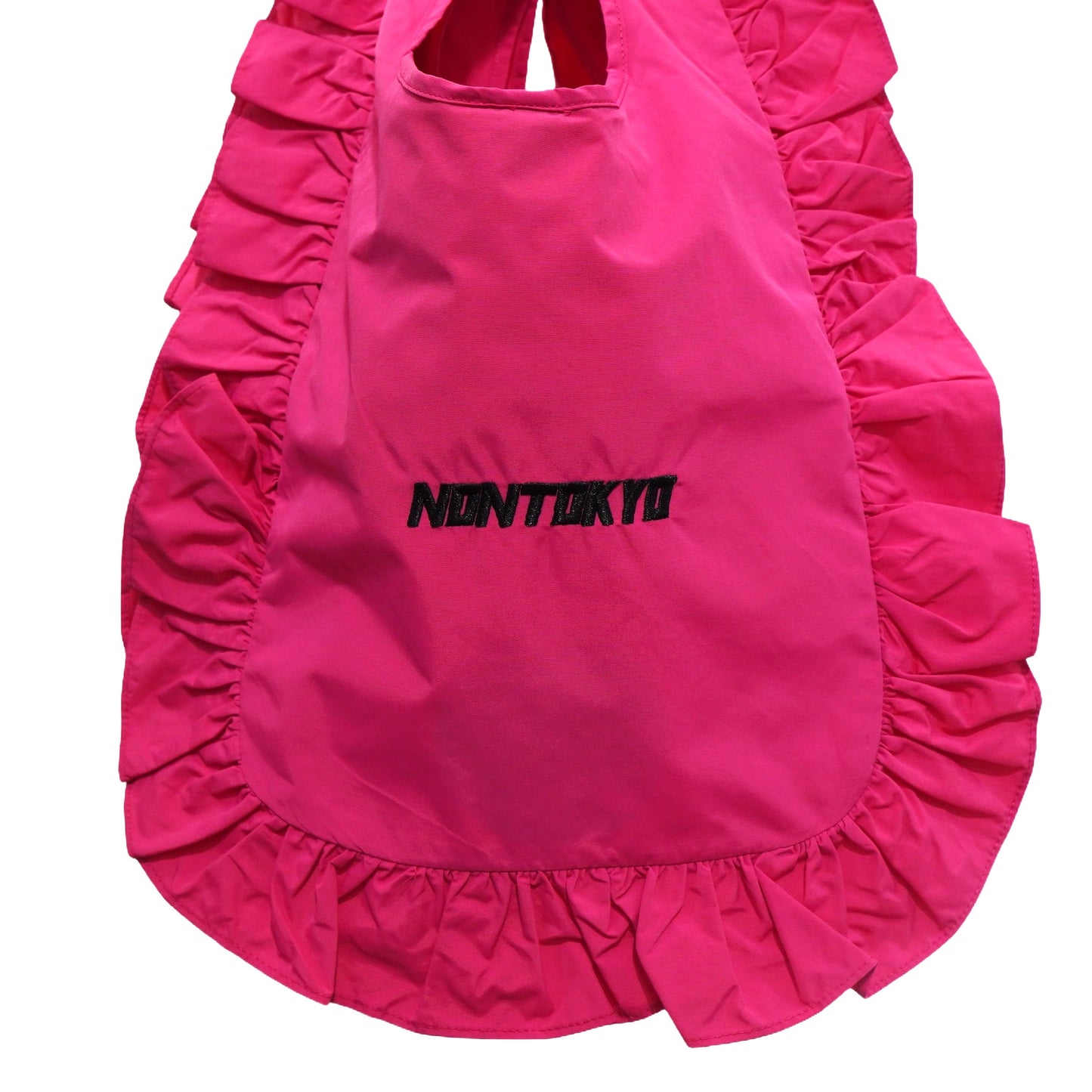 NON TOKYO / FRILL ECO BAG S (PINK) / 〈ノントーキョー〉フリルエコバッグ S (ピンク)