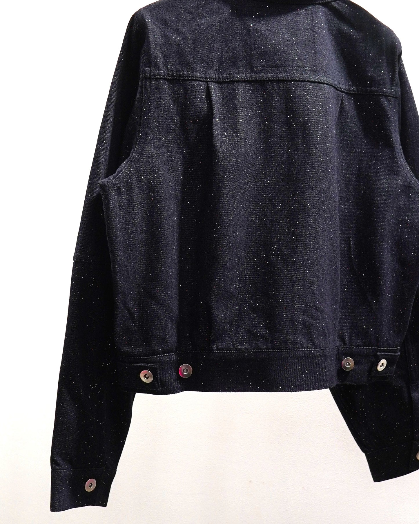 LAME DENIM JACKET (INDIGO)