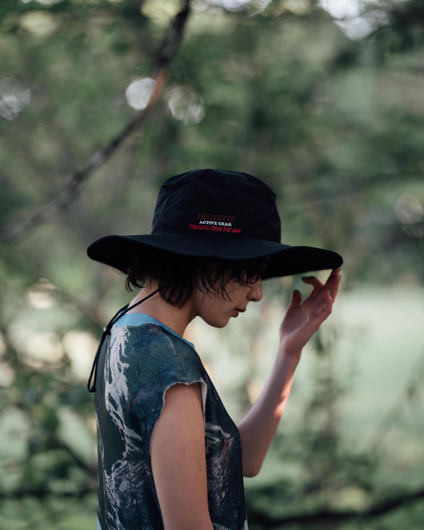 NON TOKYO x NEWERA / LONG BRIM HAT (BLACK)