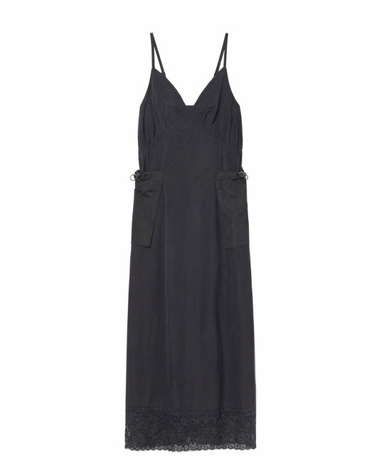 LACE GIMMICK ONE-PIECE (BLACK)