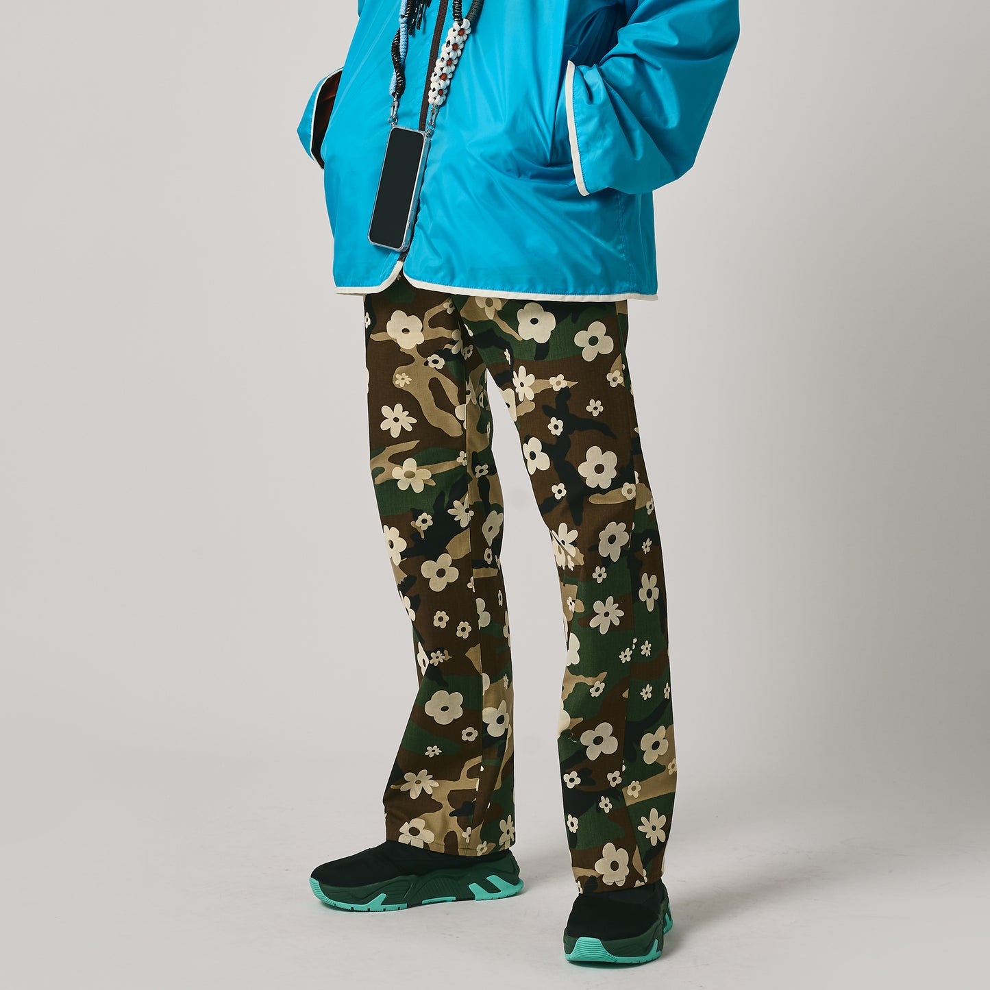 NON TOKYO / ADJUSTER STRAIGHT PANTS (GREEN CAMO)