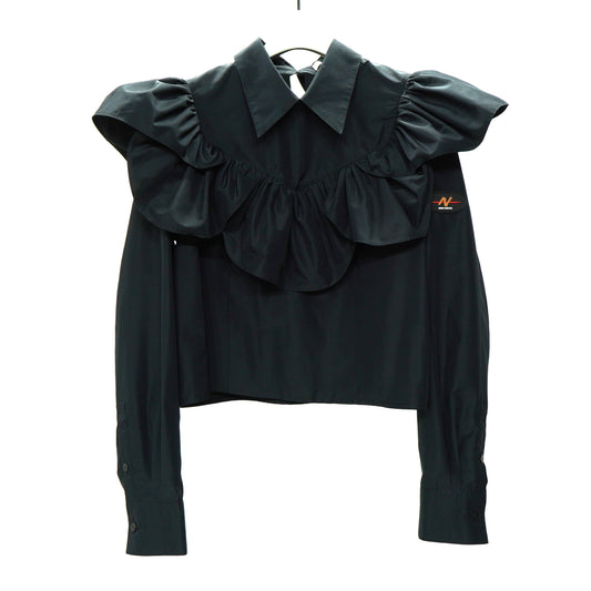 NON TOKYO / FRILL BLOUSE (BLACK) / &lt;NON TOKYO&gt; FRILL BLOUSE (BLACK)