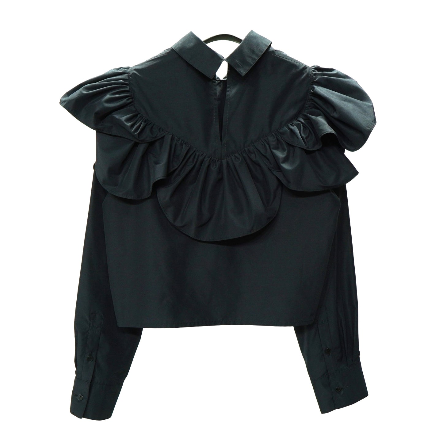 NON TOKYO / FRILL BLOUSE (BLACK) / &lt;NON TOKYO&gt; FRILL BLOUSE (BLACK)