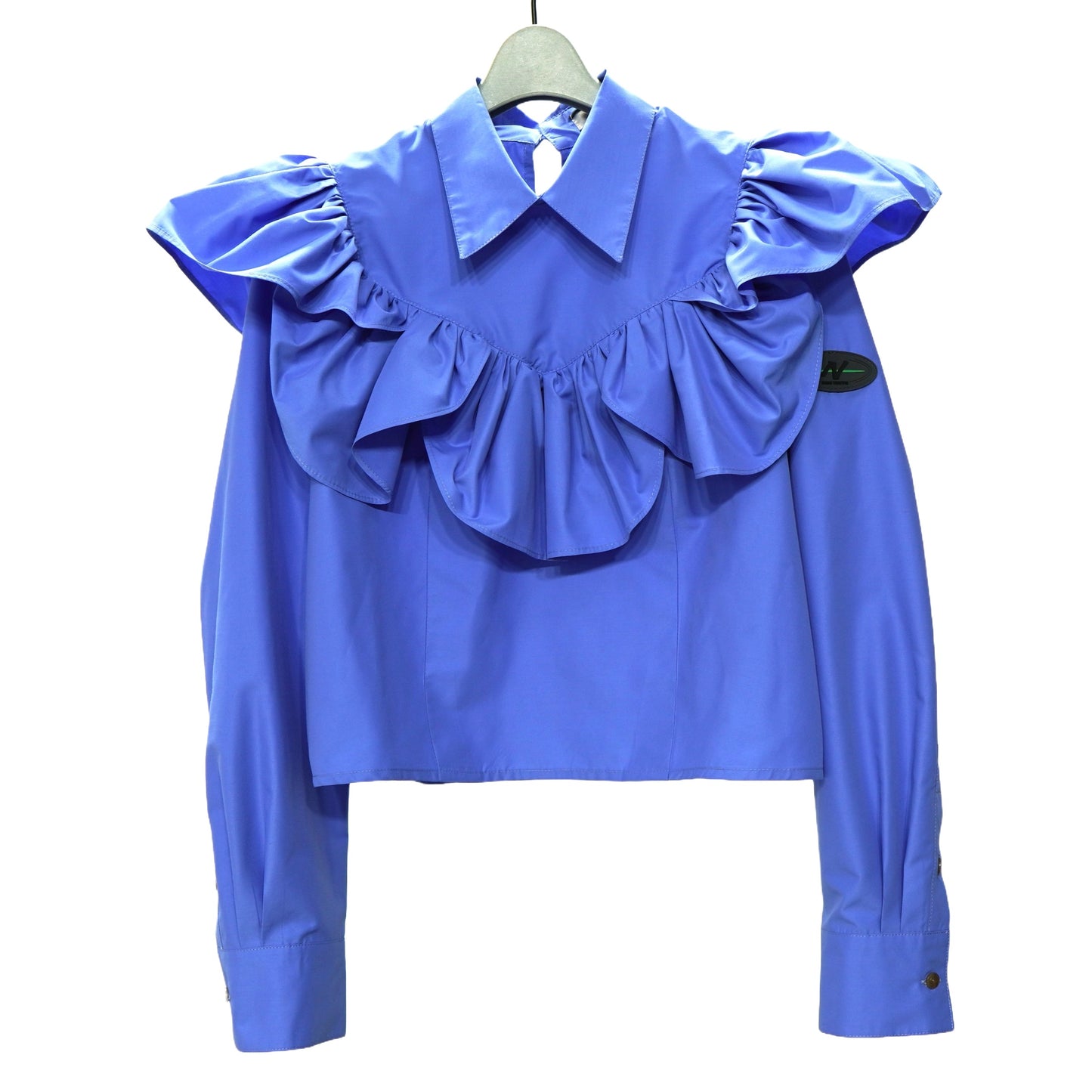 NON TOKYO / FRILL BLOUSE (BLUE) / &lt;NON TOKYO&gt; FRILL BLOUSE (BLUE)