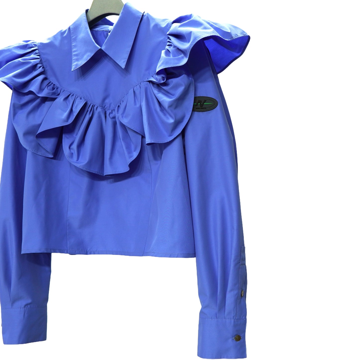 NON TOKYO / FRILL BLOUSE (BLUE) / &lt;NON TOKYO&gt; FRILL BLOUSE (BLUE)