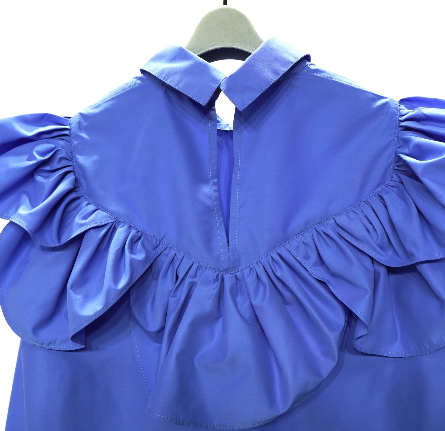 NON TOKYO / FRILL BLOUSE (BLUE) / &lt;NON TOKYO&gt; FRILL BLOUSE (BLUE)