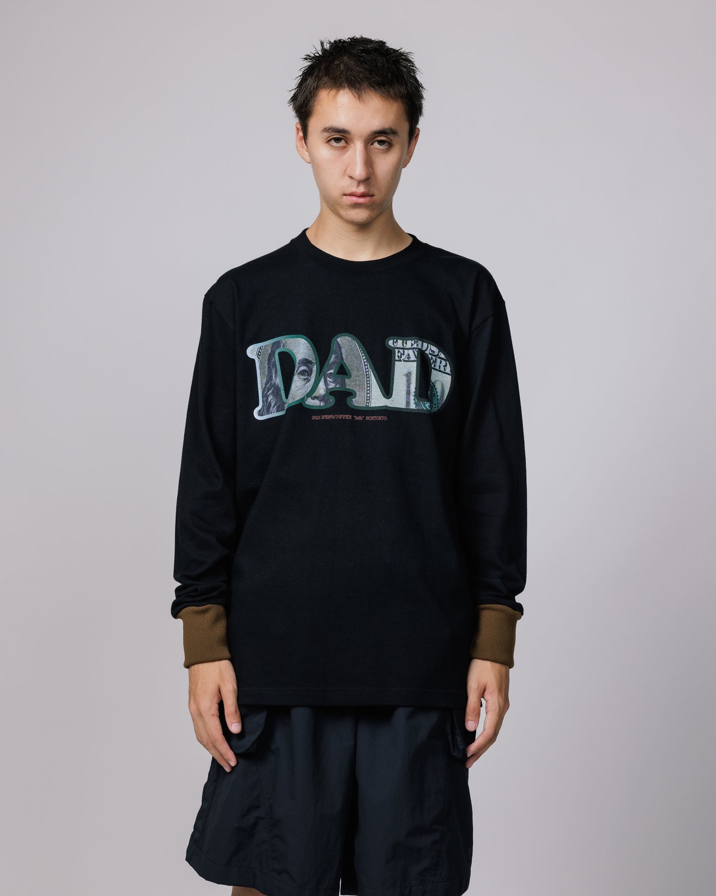 NON TOKYO / GRAPHIC LONG PRINT T-SHIRT (DAD / BLACK)